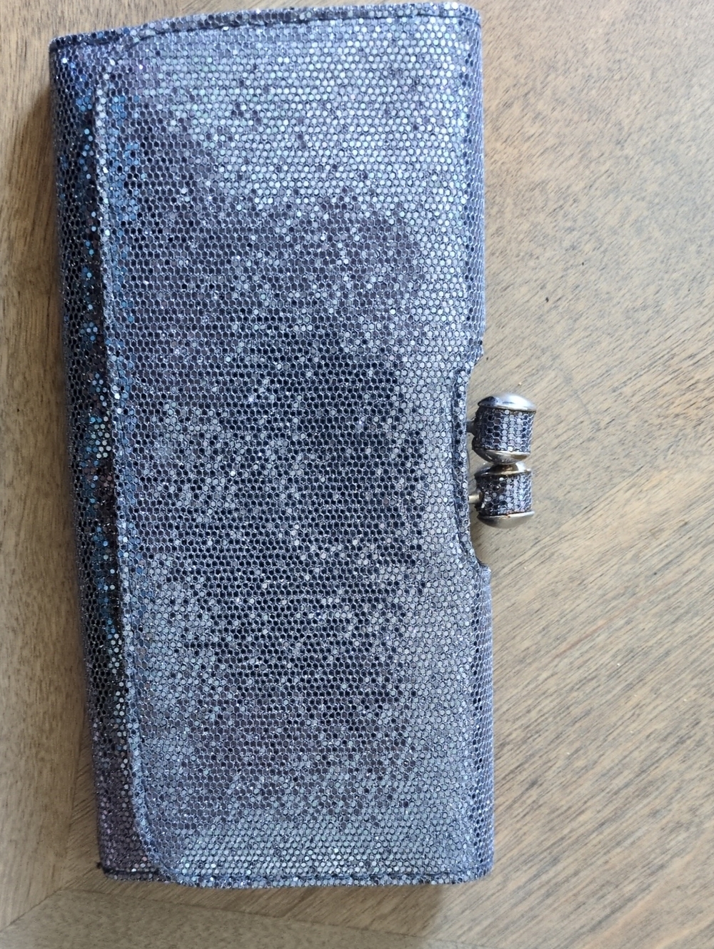 Classic Metallic Purple/Grey Sparkle Wallet